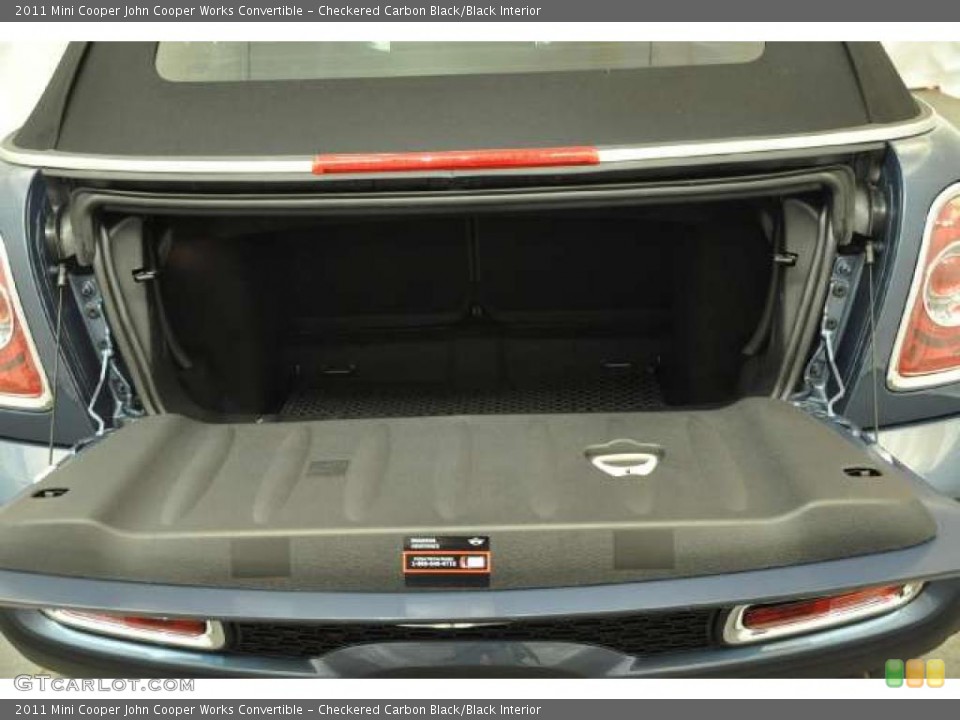 Checkered Carbon Black/Black Interior Trunk for the 2011 Mini Cooper John Cooper Works Convertible #48305164