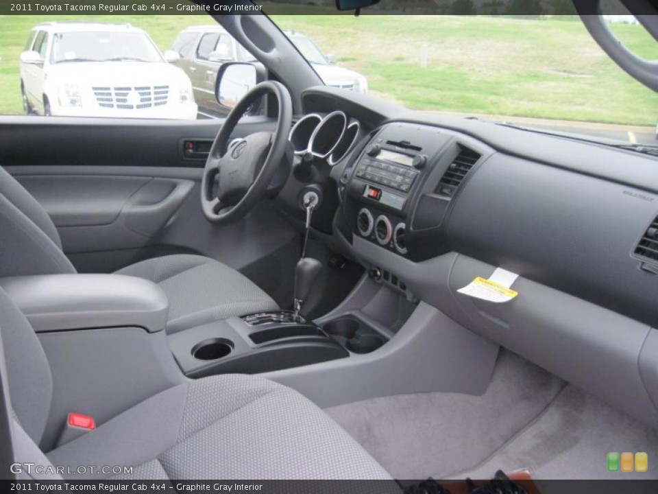 Graphite Gray Interior Photo for the 2011 Toyota Tacoma Regular Cab 4x4 #48306262
