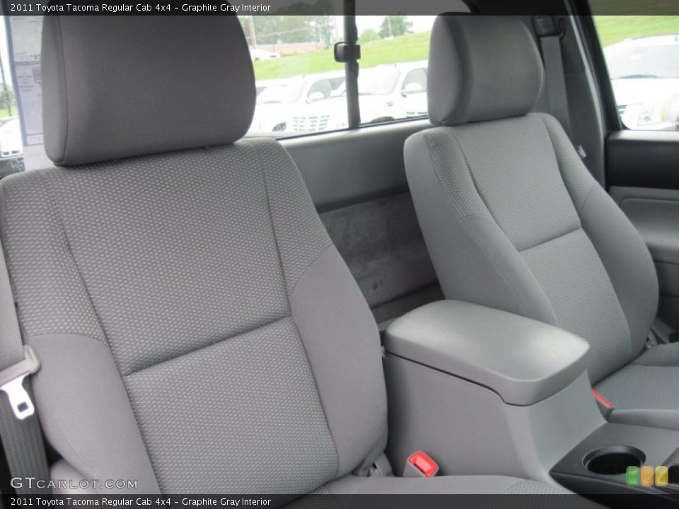 Graphite Gray Interior Photo for the 2011 Toyota Tacoma Regular Cab 4x4 #48306277
