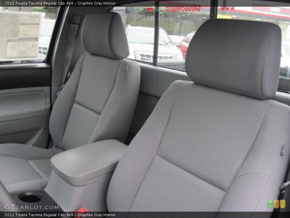 Graphite Gray Interior Photo for the 2011 Toyota Tacoma Regular Cab 4x4 #48306307