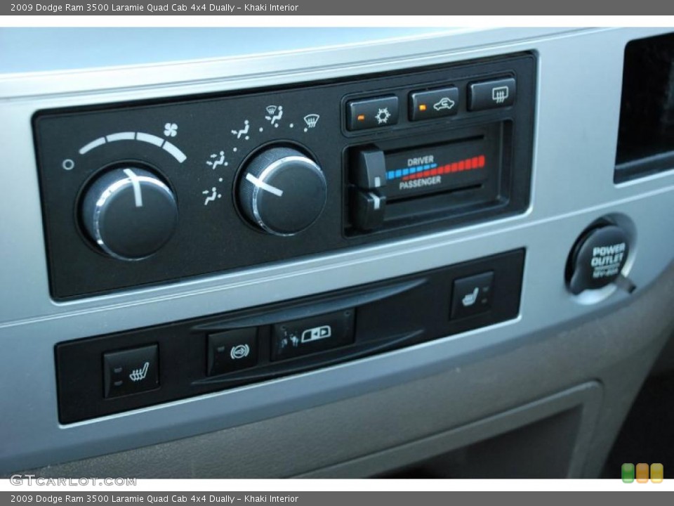 Khaki Interior Controls for the 2009 Dodge Ram 3500 Laramie Quad Cab 4x4 Dually #48308410