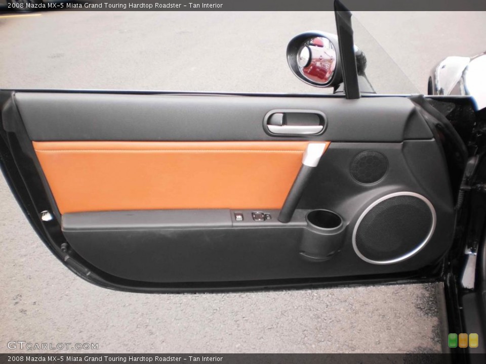 Tan Interior Door Panel for the 2008 Mazda MX-5 Miata Grand Touring Hardtop Roadster #48308497