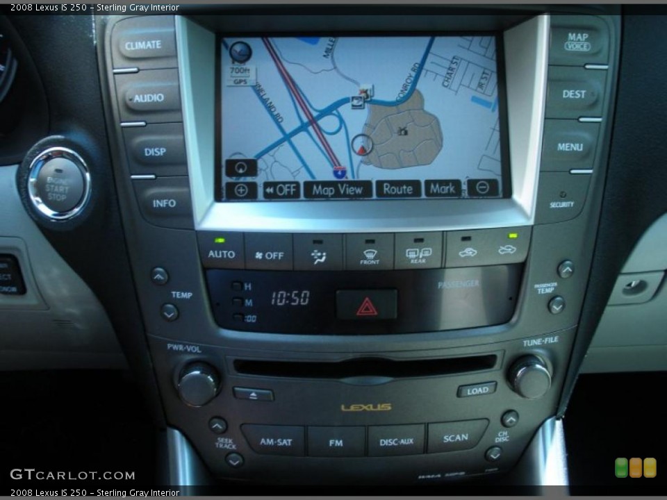 Sterling Gray Interior Navigation for the 2008 Lexus IS 250 #48308806