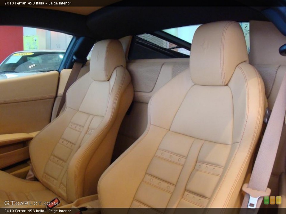 Beige Interior Photo for the 2010 Ferrari 458 Italia #48309985