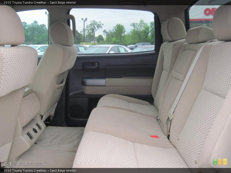 Sand Beige Interior Photo for the 2010 Toyota Tundra CrewMax #48310558