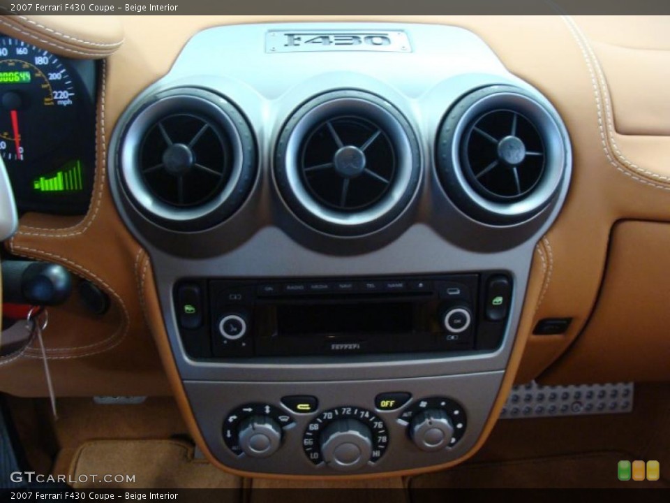 Beige Interior Controls for the 2007 Ferrari F430 Coupe #48310606