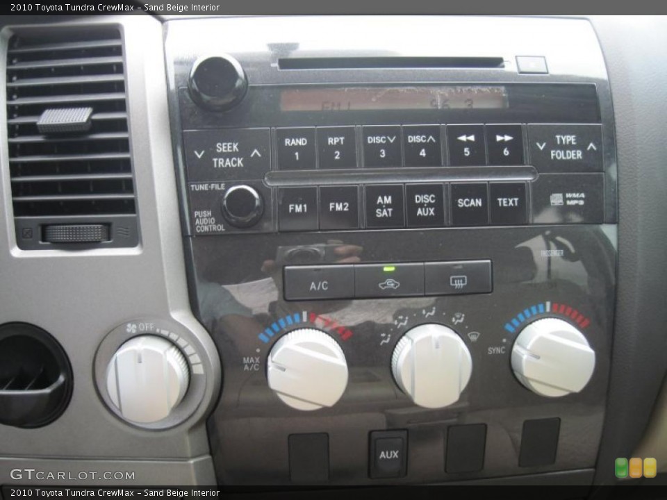 Sand Beige Interior Controls for the 2010 Toyota Tundra CrewMax #48310618