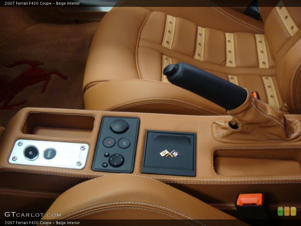 Beige Interior Controls for the 2007 Ferrari F430 Coupe #48310639