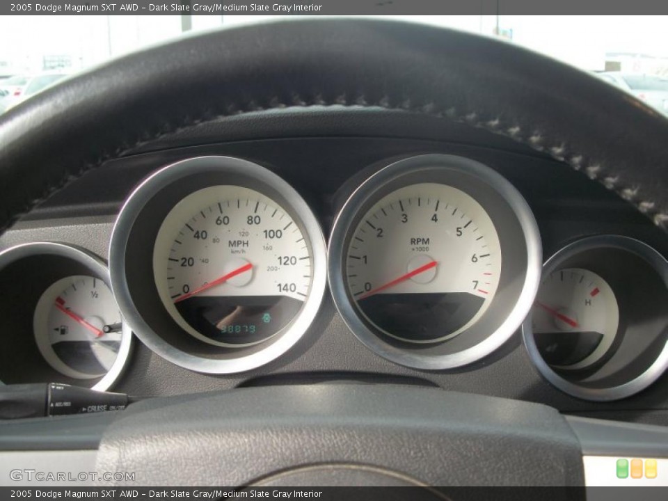 Dark Slate Gray/Medium Slate Gray Interior Gauges for the 2005 Dodge Magnum SXT AWD #48311167