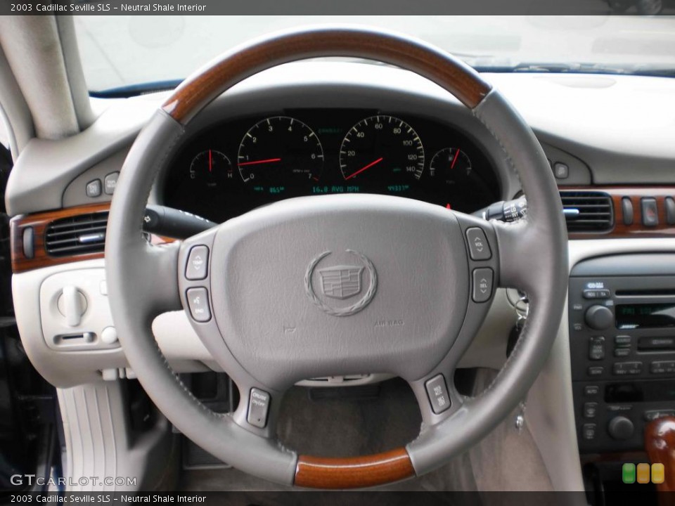 Neutral Shale Interior Steering Wheel for the 2003 Cadillac Seville SLS #48311548