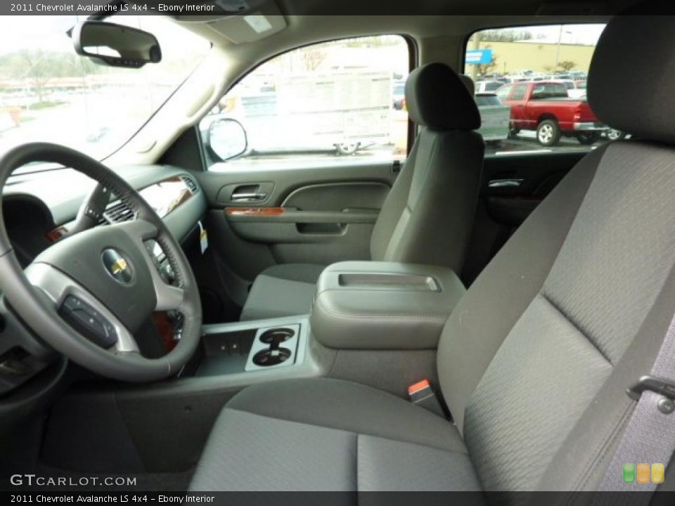 Ebony Interior Photo for the 2011 Chevrolet Avalanche LS 4x4 #48312223
