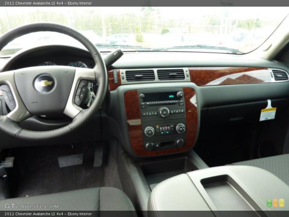 Ebony Interior Dashboard for the 2011 Chevrolet Avalanche LS 4x4 #48312238