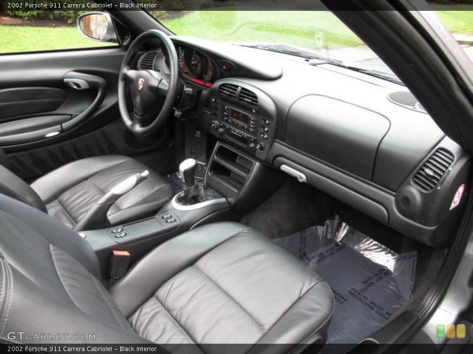 Black Interior Dashboard for the 2002 Porsche 911 Carrera Cabriolet #48312973