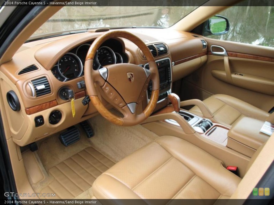 Havanna/Sand Beige Interior Prime Interior for the 2004 Porsche Cayenne S #48313204