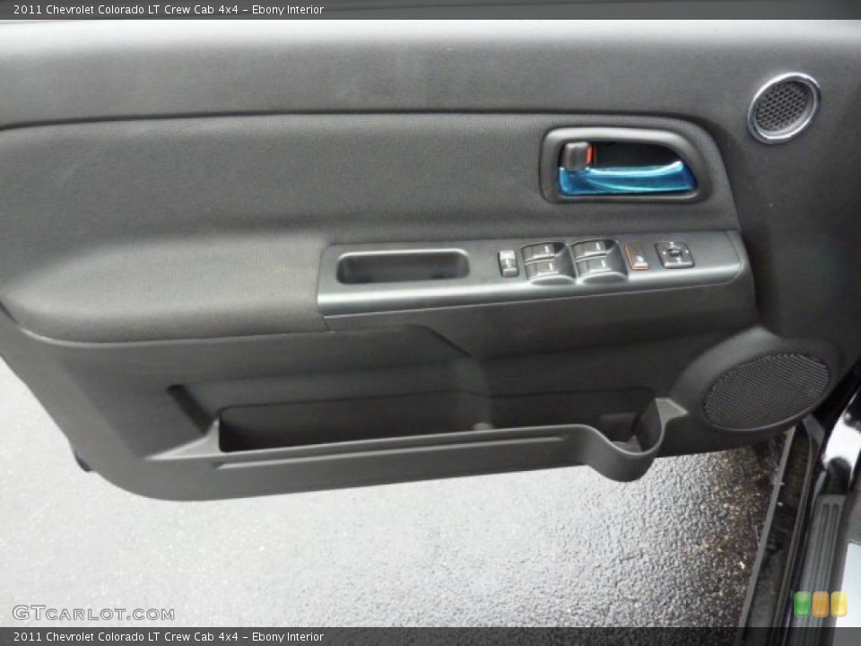 Ebony Interior Door Panel for the 2011 Chevrolet Colorado LT Crew Cab 4x4 #48314059
