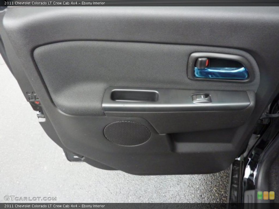 Ebony Interior Door Panel for the 2011 Chevrolet Colorado LT Crew Cab 4x4 #48314074