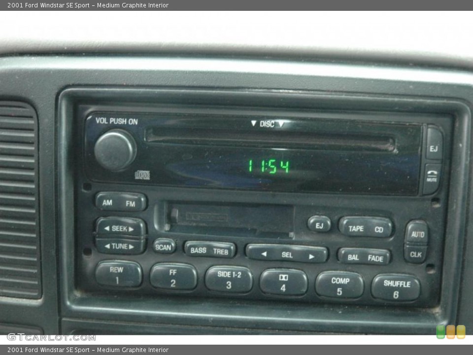 Medium Graphite Interior Controls for the 2001 Ford Windstar SE Sport #48314446