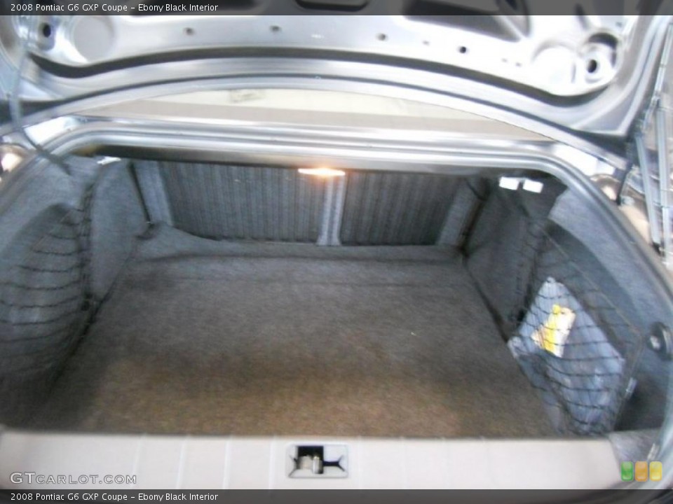 Ebony Black Interior Trunk for the 2008 Pontiac G6 GXP Coupe #48314995