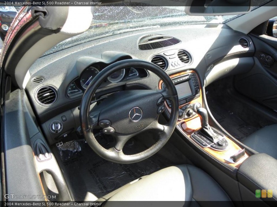 Charcoal Interior Steering Wheel for the 2004 Mercedes-Benz SL 500 Roadster #48315049
