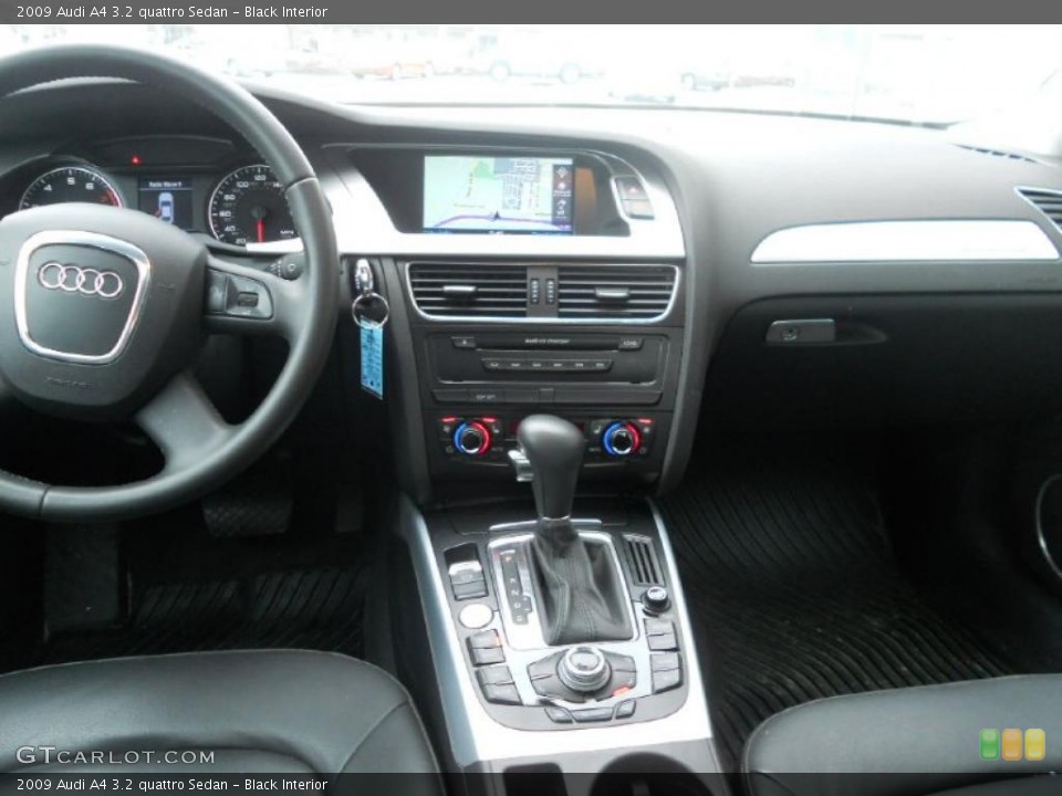 Black Interior Dashboard for the 2009 Audi A4 3.2 quattro Sedan #48315340