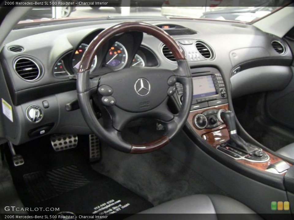 Charcoal Interior Steering Wheel for the 2006 Mercedes-Benz SL 500 Roadster #48317053