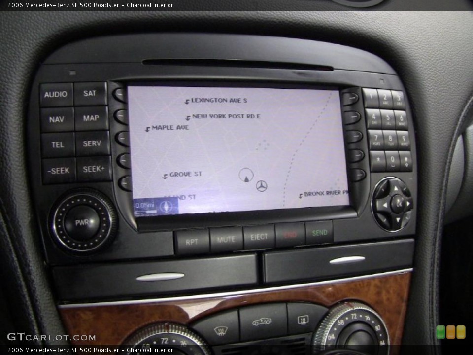 Charcoal Interior Navigation for the 2006 Mercedes-Benz SL 500 Roadster #48317065