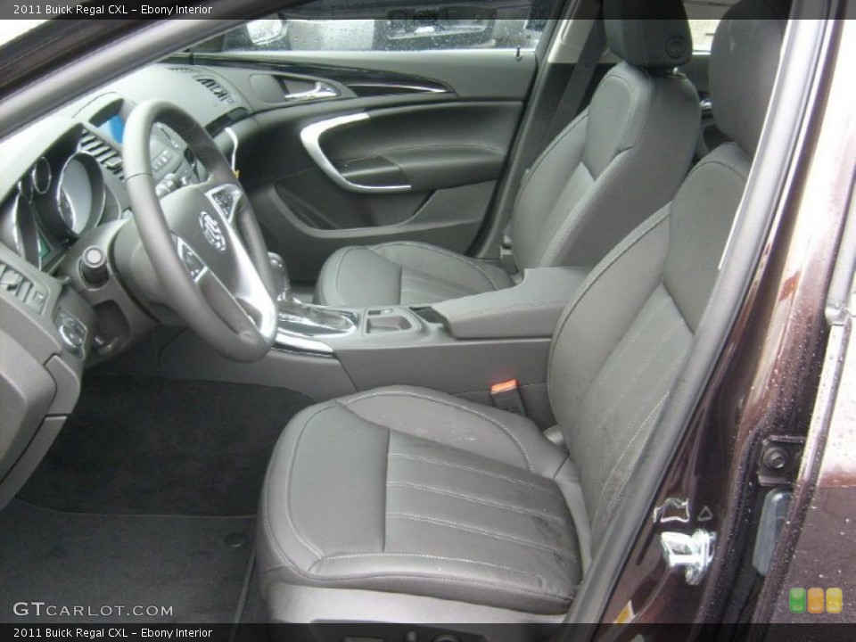Ebony Interior Photo for the 2011 Buick Regal CXL #48317524