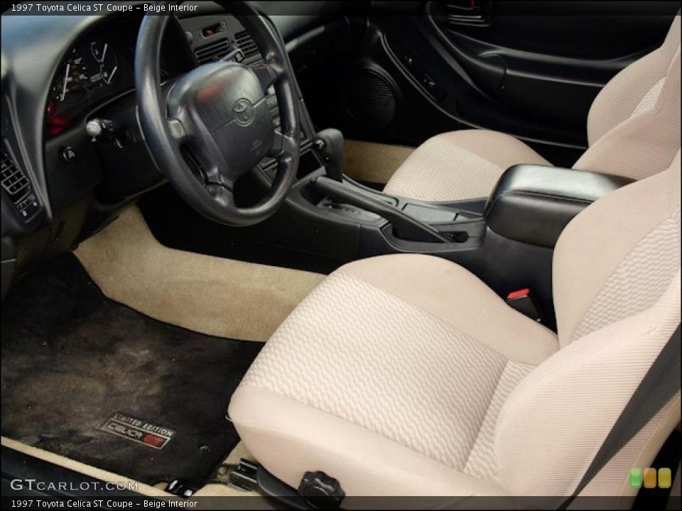 Beige Interior Photo for the 1997 Toyota Celica ST Coupe #48317654