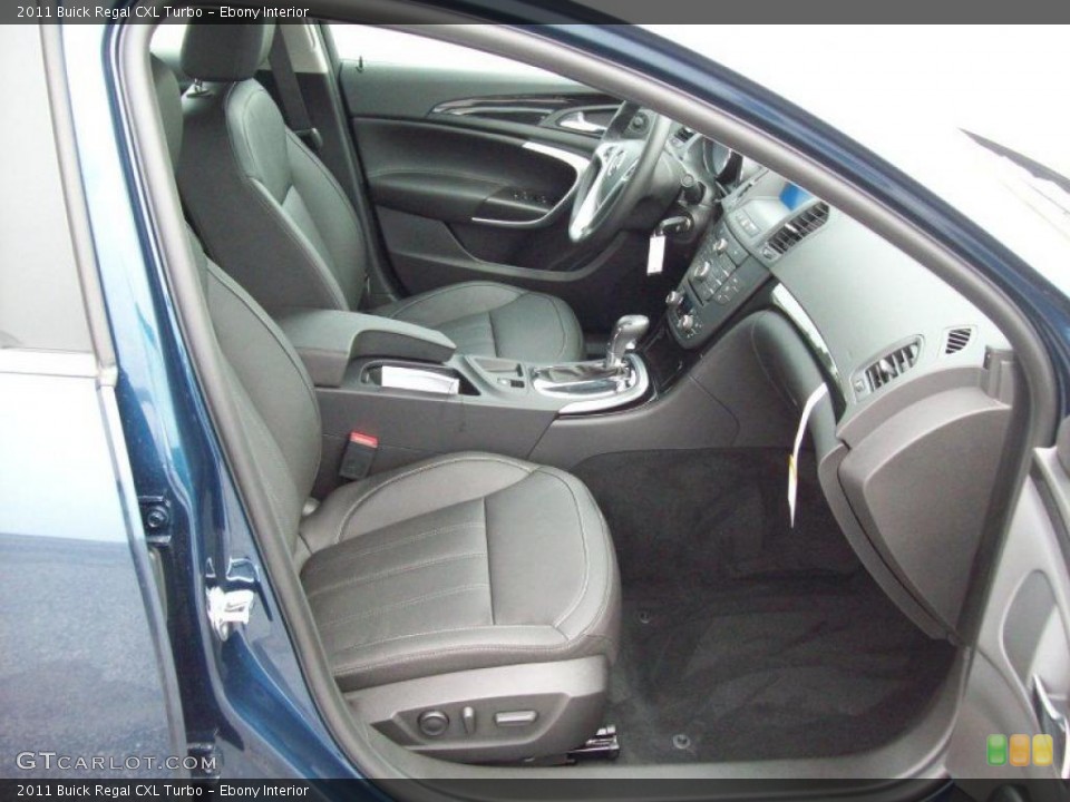 Ebony Interior Photo for the 2011 Buick Regal CXL Turbo #48318706