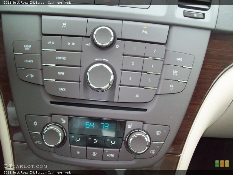 Cashmere Interior Controls for the 2011 Buick Regal CXL Turbo #48319250