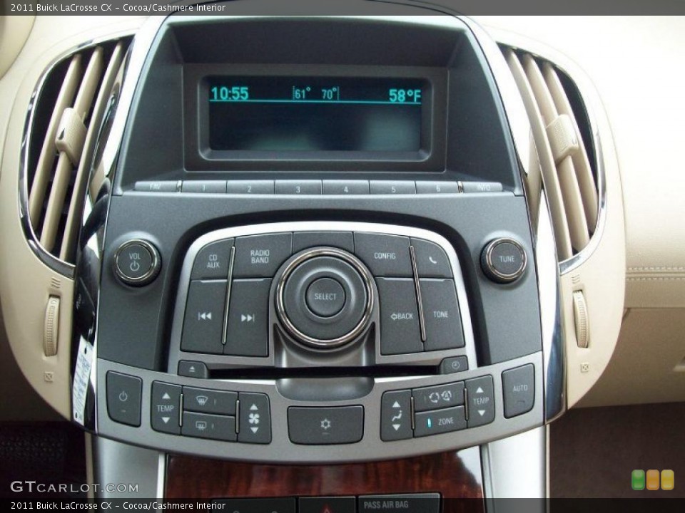 Cocoa/Cashmere Interior Controls for the 2011 Buick LaCrosse CX #48319430