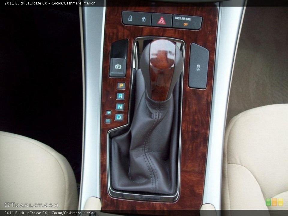 Cocoa/Cashmere Interior Transmission for the 2011 Buick LaCrosse CX #48319448