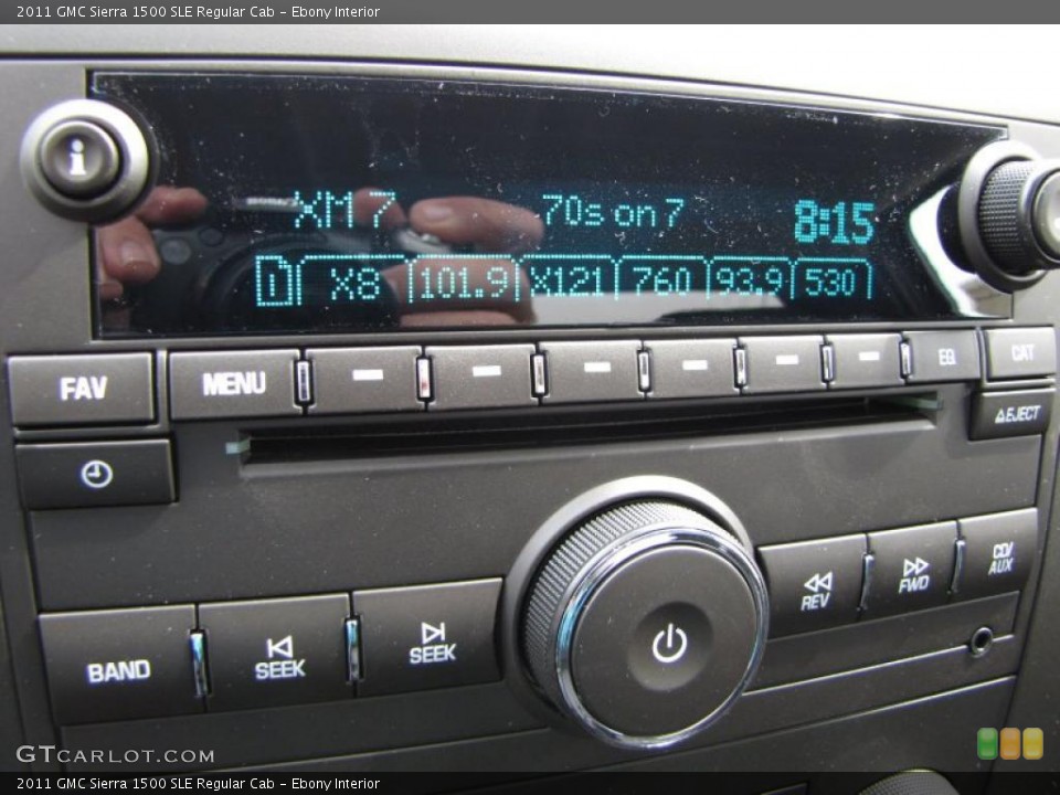 Ebony Interior Controls for the 2011 GMC Sierra 1500 SLE Regular Cab #48320576