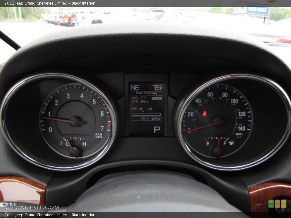 Black Interior Gauges for the 2011 Jeep Grand Cherokee Limited #48320801