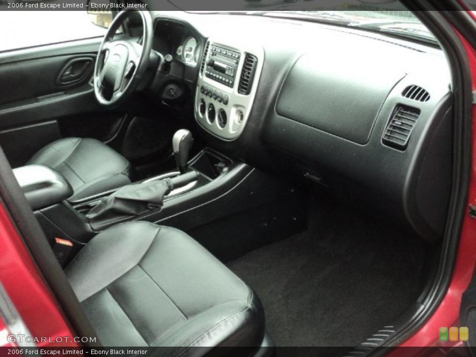 Ebony Black Interior Dashboard for the 2006 Ford Escape Limited #48321050