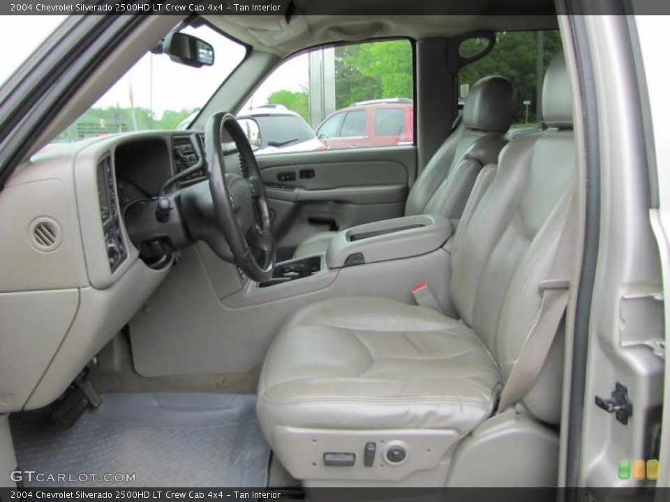 Tan Interior Photo for the 2004 Chevrolet Silverado 2500HD LT Crew Cab 4x4 #48321617