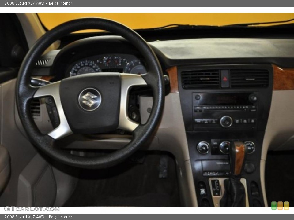 Beige Interior Dashboard for the 2008 Suzuki XL7 AWD #48322112