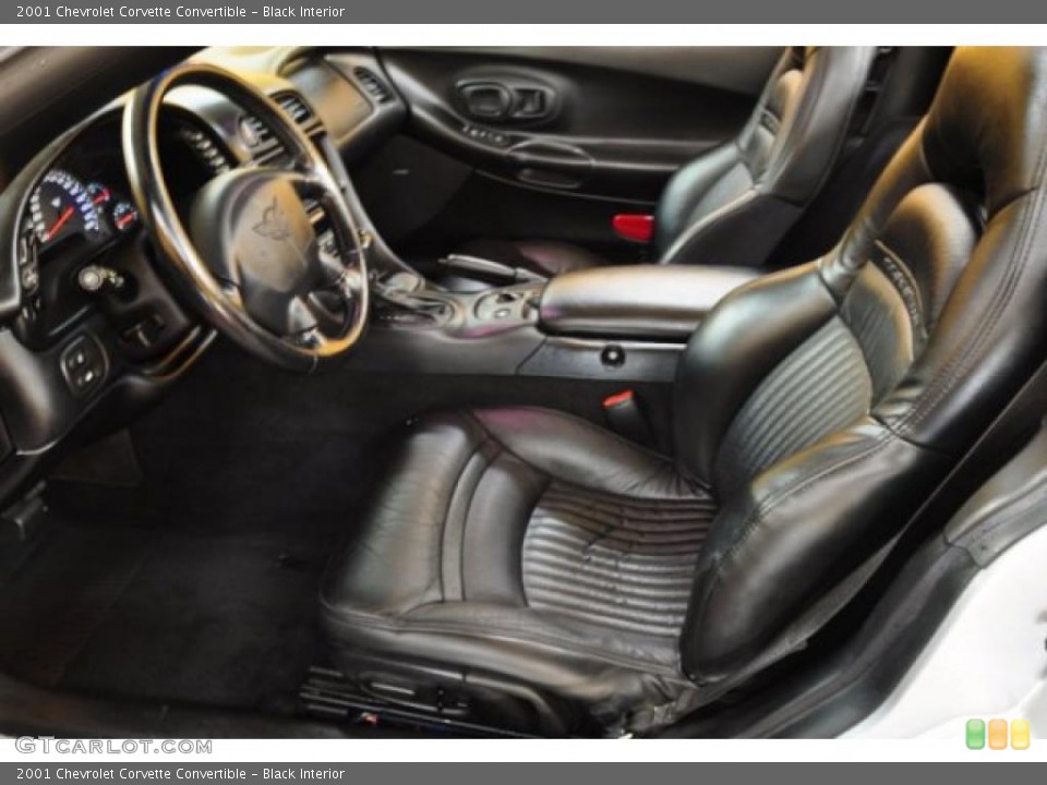 Black Interior Photo for the 2001 Chevrolet Corvette Convertible #48322598