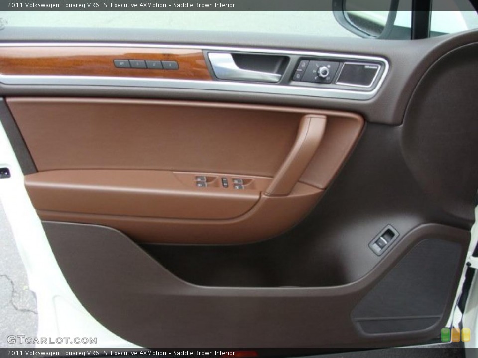 Saddle Brown Interior Door Panel for the 2011 Volkswagen Touareg VR6 FSI Executive 4XMotion #48323249