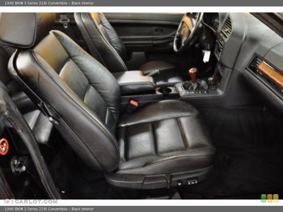 Black Interior Photo for the 1996 BMW 3 Series 328i Convertible #48324059
