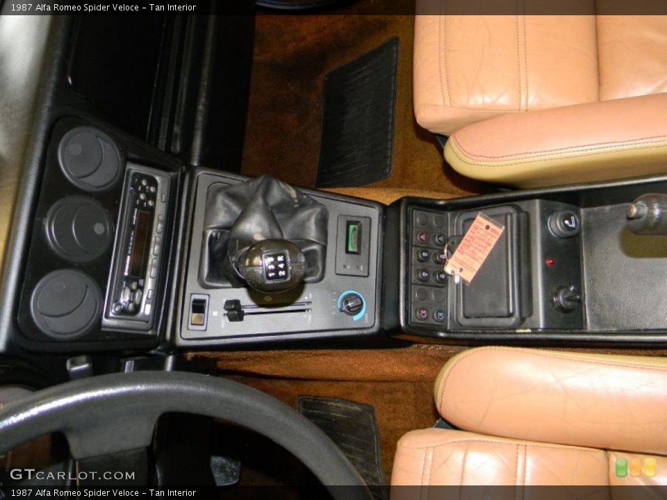 Tan Interior Transmission for the 1987 Alfa Romeo Spider Veloce #48324734