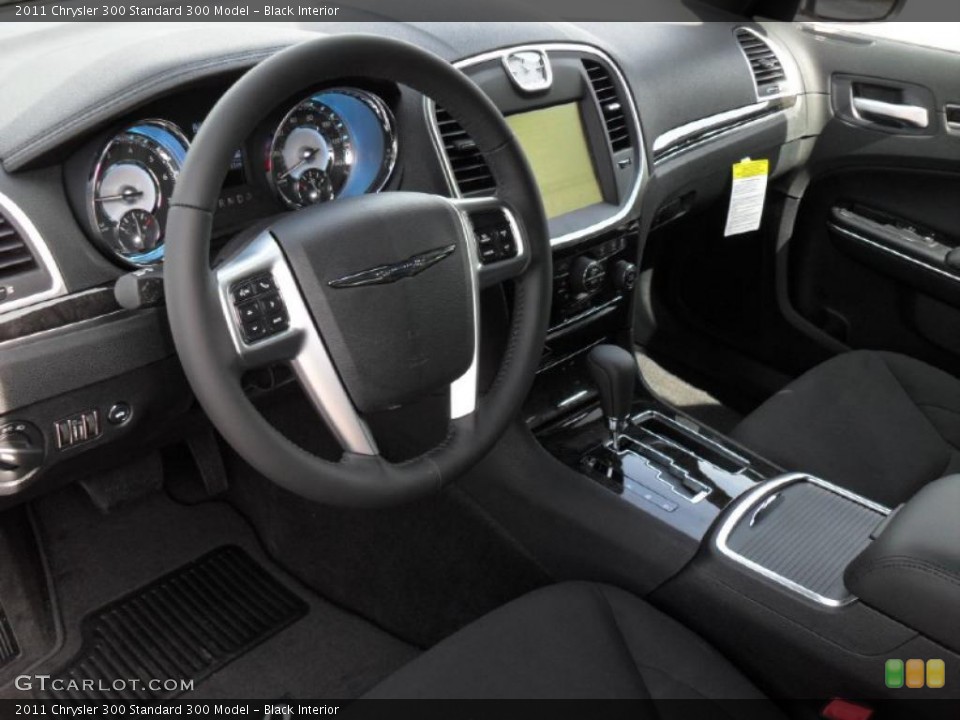 Black Interior Prime Interior for the 2011 Chrysler 300  #48325700