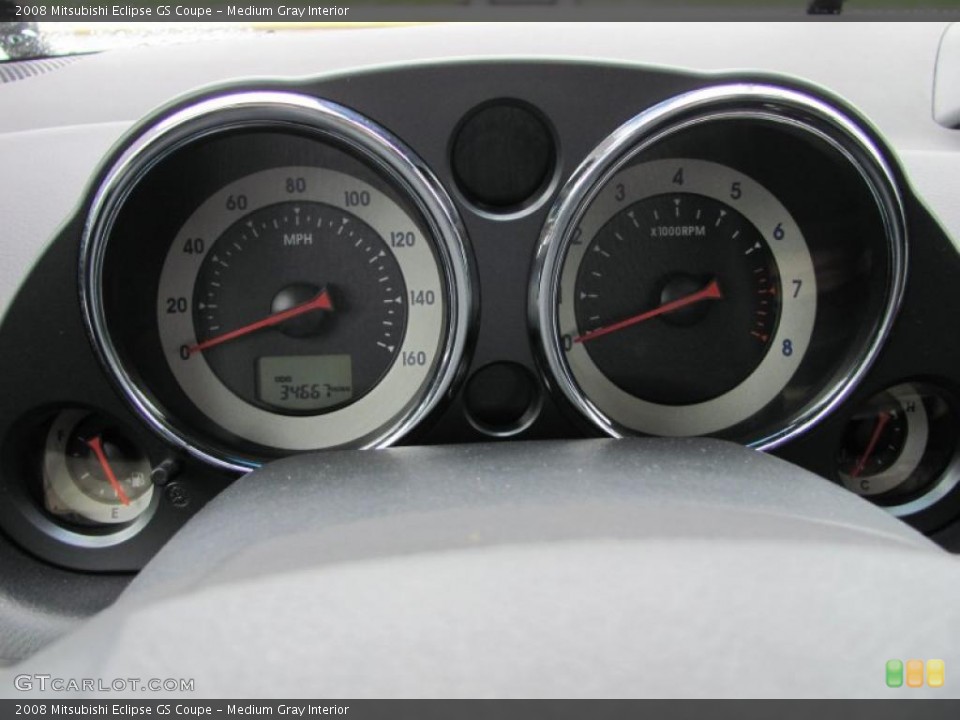 Medium Gray Interior Gauges for the 2008 Mitsubishi Eclipse GS Coupe #48325871