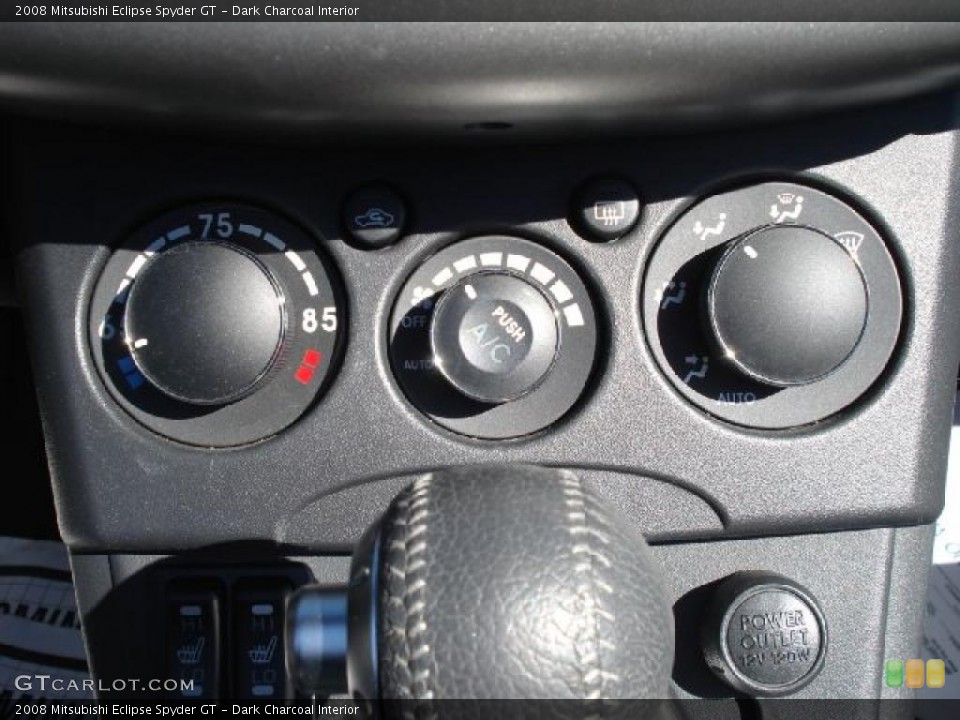 Dark Charcoal Interior Controls for the 2008 Mitsubishi Eclipse Spyder GT #48326633