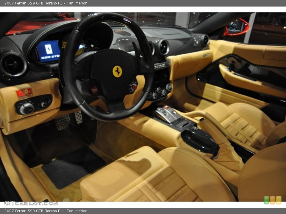 Tan Interior Photo for the 2007 Ferrari 599 GTB Fiorano F1 #48327344