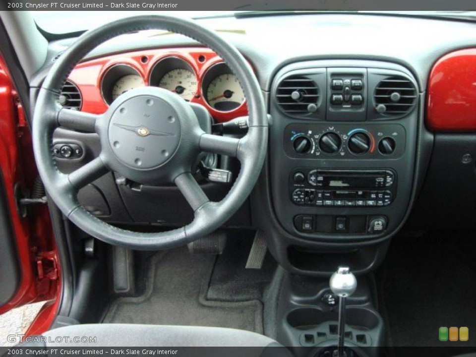 Dark Slate Gray Interior Dashboard for the 2003 Chrysler PT Cruiser Limited #48329227