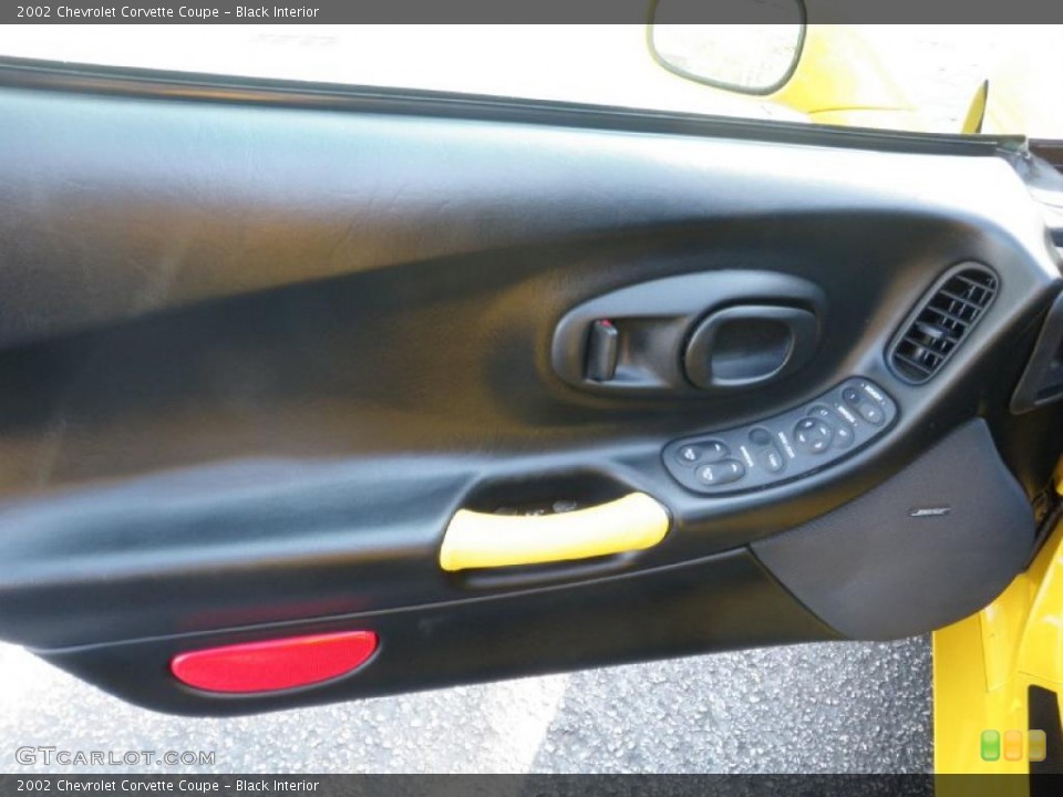 Black Interior Door Panel for the 2002 Chevrolet Corvette Coupe #48330571