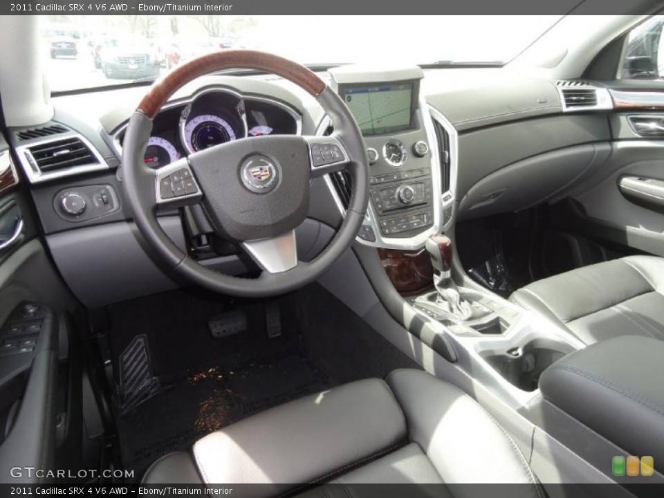 Ebony/Titanium Interior Prime Interior for the 2011 Cadillac SRX 4 V6 AWD #48331555