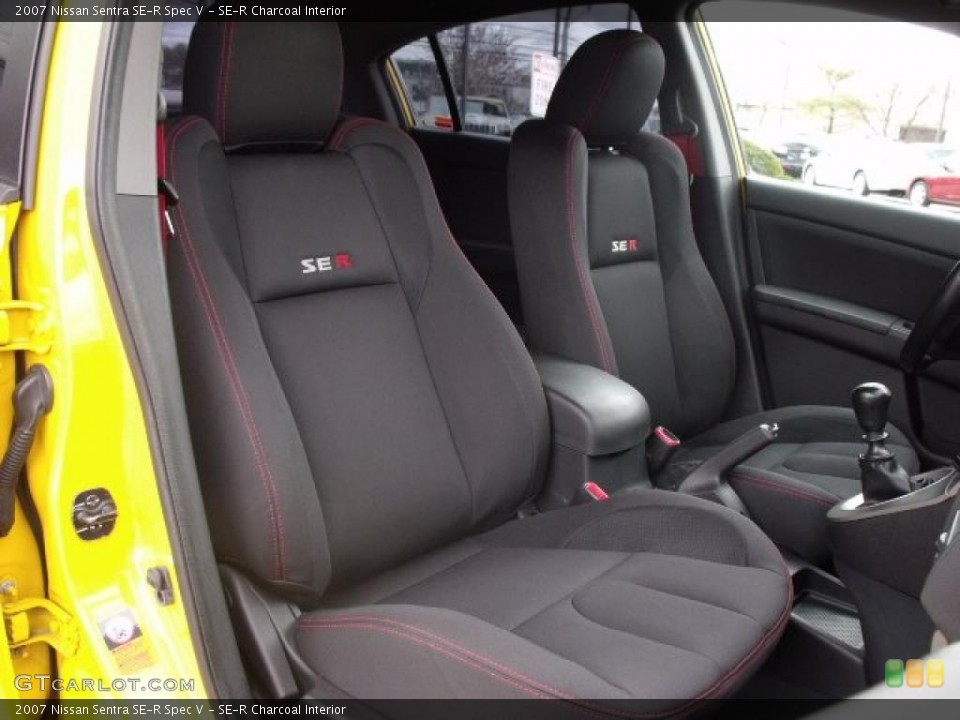 SE-R Charcoal Interior Photo for the 2007 Nissan Sentra SE-R Spec V #48332107