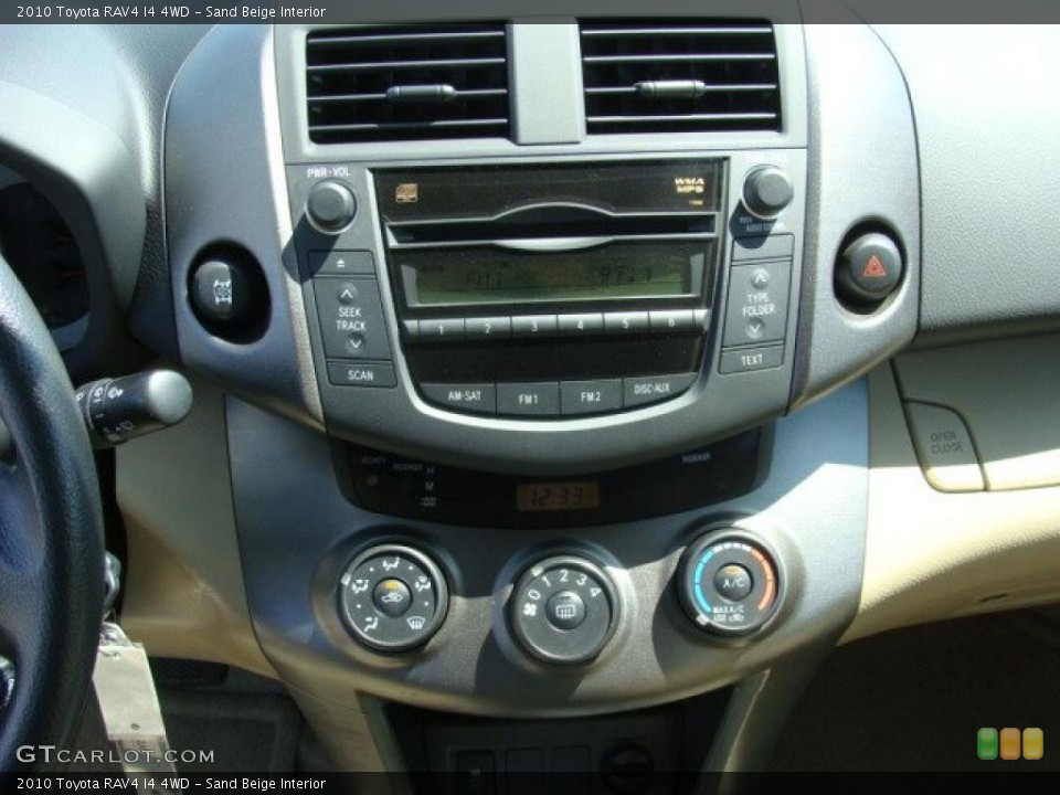 Sand Beige Interior Controls for the 2010 Toyota RAV4 I4 4WD #48332167